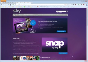 Snap - die neue Online-Videothek von Sky Deutschland