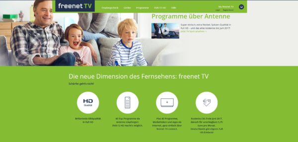 freenet TV Website